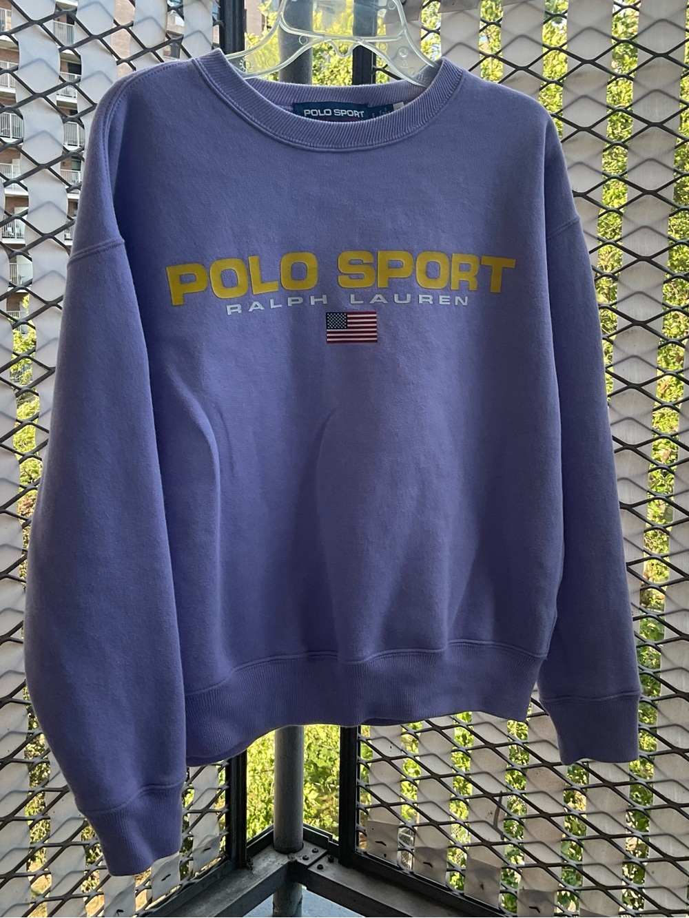 Ralph Lauren Polo Sport Crewneck Sweatshirt - Lavender sz Small Petite WMNS